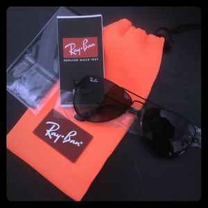 Petite Frame Ray-Ban(Shiny Black/Grey Gradient)New